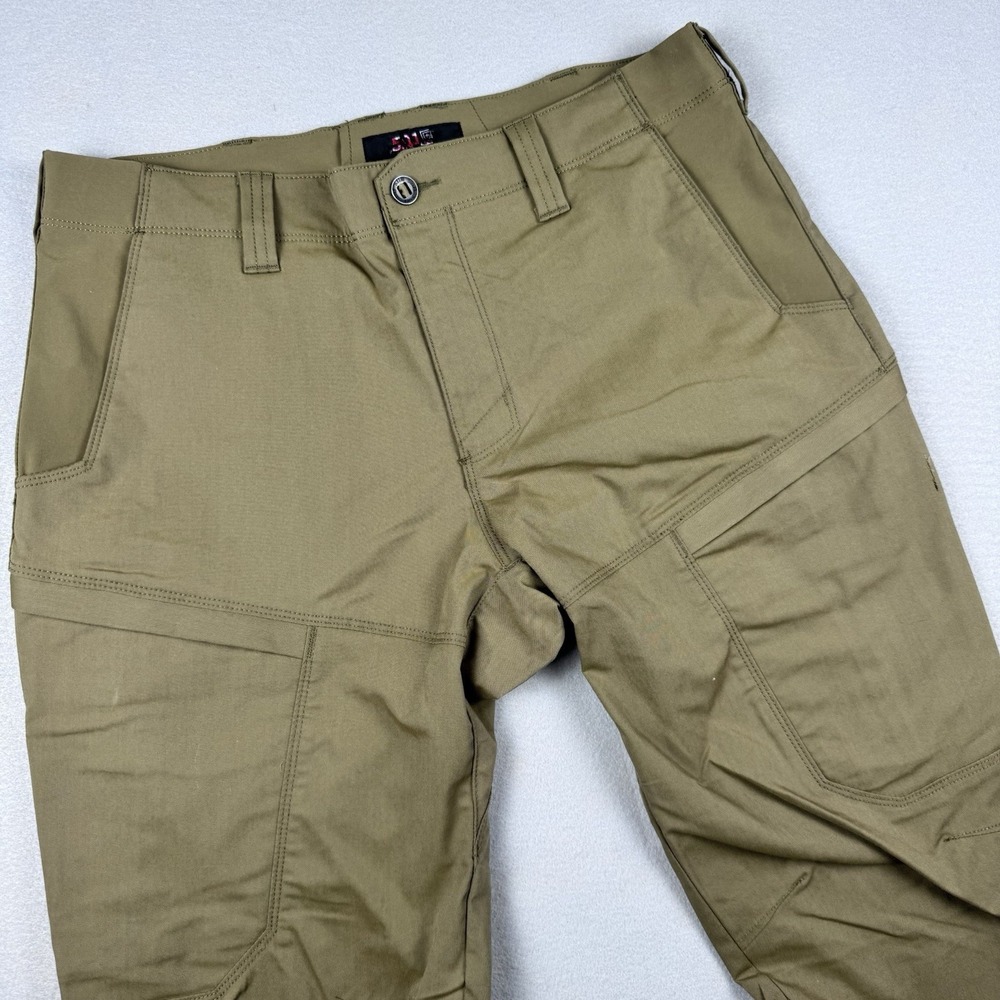 5.11 Tactical Ridge Pant Men 34x34 Beige Straight Leg Cargo Utility Workwear
